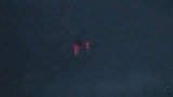 2012年9月30日莫斯科穿梭在云层中的红色UFO母舰