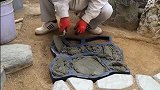 哪有这么多心灵手巧的人，其实学徒工都能做这样的石板路
