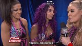 WWE-18年-2018进化大赛：赛后采访娜塔莉亚盛赞贝莉同班克斯就是最好的搭档-花絮