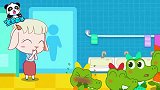 宝宝巴士：小鳄鱼上厕所，注意安全，保护好自己