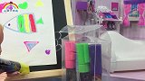 小芭比做画画作业，朵朵趁机捣乱，给小芭比制造了惊喜