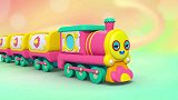宝宝巴士动画：小火车轮子转啊转，奇奇妙妙玩得好开心！