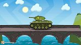 坦克世界动画, 孤军奋战, KV7三炮台超重坦克的超强威力