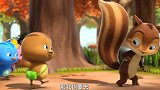 萌鸡小队：小松鼠去秘密基地吃柿子，萌鸡小队也来了