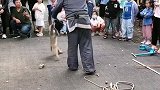 猴子钻裤裆。