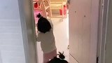 双胞胎姐妹俩，一起偷偷钻进姐姐房间，每一次都被姐姐拎出来