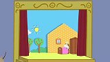 小猪佩奇：佩琪演小红帽太可爱，舞台剧演完，佩琪亲吻了佩德罗