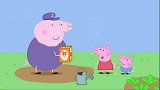 小猪佩奇：小鸟总偷吃种子，猪爷爷好生气，决定做个稻草人
