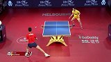 兵乓球澳洲赛男单半决赛：刘丁硕VS大岛祐哉集锦