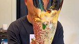 生腌遇上蟹坚强，掰开之后全是黄，这也太大了吧