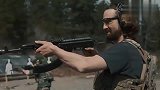 突击步枪战术射击测试，老外这身装备真不错，越看越喜欢