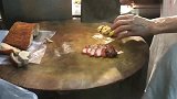 香港美食：香港烧腊店，叉烧切鸡双拼饭，40元一份！