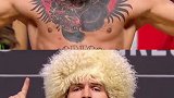 UFC 2年前的今天 小鹰嘴炮称重对视 剑拔弩张火药味十足！小鹰 嘴炮