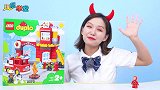 乐高情景剧：糟糕着火啦！快呼叫钢铁侠上班解决问题吧！