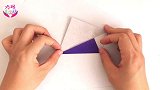 折纸教程：帅气的闪电立方体，折几个放手里太好玩啦