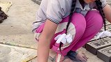 农村做砖生活