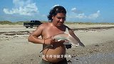 人被科莫多巨蜥咬一口，后果会有多严重看看这块肉的下场