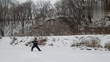 散打王-20190126-冬练三九火力旺，老外练武穿短袖