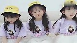 妈妈每天都把三胞胎小萌娃打扮的美美哒，太养眼了