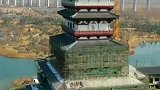 即将完工的文史公园观光塔！