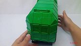 大号绿色垃圾车，自动倒垃圾，儿童玩具
