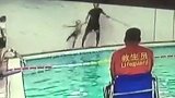 河南一6岁自闭症男孩被教练扔进泳池：只因碰了教练一下