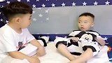 复读机模式开启！弟弟把哥哥给气得，又爱又恨，笑得我肚子疼！
