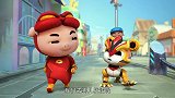 猪猪侠：猪猪侠偷了蛋，被全城人追杀，阿五变身才逃脱！
