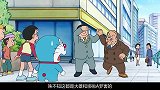 哆啦A梦：爸爸穿了自动跳舞鞋，一听到音乐就不受控制的跳舞！