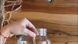 用一根麻绳装饰废旧玻璃瓶一下，瞬间有逼格了！