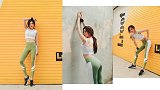 宅家健身丨日本超美小姐姐热身动作迷人 弹胸运动略难无惧挑战