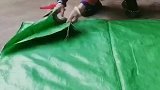 编织袋也能做社扫把，好看又实用。