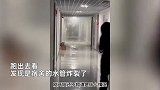 楼道水管爆裂，女生宿舍秒变水帘洞：持续20分钟多屋进水