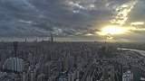 2020年第一个对上海构成外围影响的台风黑格比带来了梦幻水晶天 上海  台风
