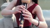 性感女神吹葫芦丝，多才多艺，好听