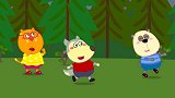 儿童动画：白天沃尔夫帮助萤火虫，晚上萤火虫帮助沃尔夫！