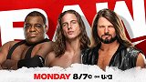 RAW第1436期看点预告：德鲁WWE冠军挑战者决出 兰迪做客布里斯时刻