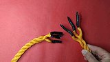 美观实用的三股绳插接，建议收藏备用