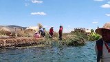 的的喀喀湖【水上漂浮岛】实录，来看看水上民族日常生活是什么样的？旅行 最好的时光在路上