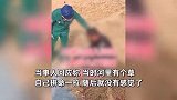 男子鱼竿误触高压线瞬间成丝状，被烧伤后瘫坐地上浑身冒烟，现场曝光