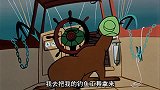 海狗成了帆船主人，马古先生还不清楚状况，将侄子当鱼钓了上来