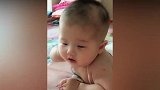 4个半月的宝宝，看他这么一笑，感觉整个世界都亮了