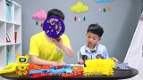 玩疯了方大手不吃鱼 嘟当曼轨道大拼装