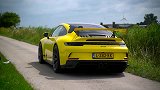 保时捷911GT3按下钥匙，声浪响起那刻，才知道有多霸气！