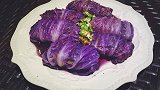 普通白菜几毛一斤，“贵族”紫白菜3棵50元，怪颜色蔬菜你吃吗