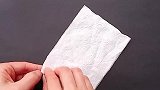 用一层纸巾做印染画，简单又漂亮！