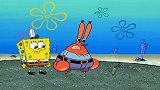 海绵宝宝：蟹老板和痞老板合体，成为新海底生物，海绵宝宝看惊了