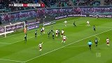 第21分钟RB莱比锡球员福斯贝里射门 - 被扑