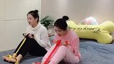跟我锻炼了一个星期，小肚子明显缩了一圈