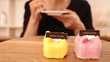 日本小姐姐吃各种特色口味的杏仁糖膏蛋糕，安静的咀嚼声助眠最佳